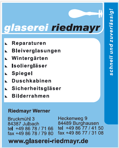 Glaserei Riedmayr
